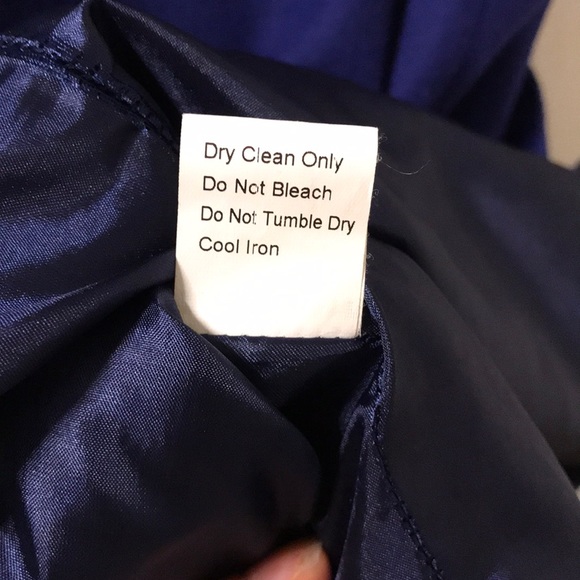 Royal Blue Shift Dress with Pockets - Picture 5 of 6